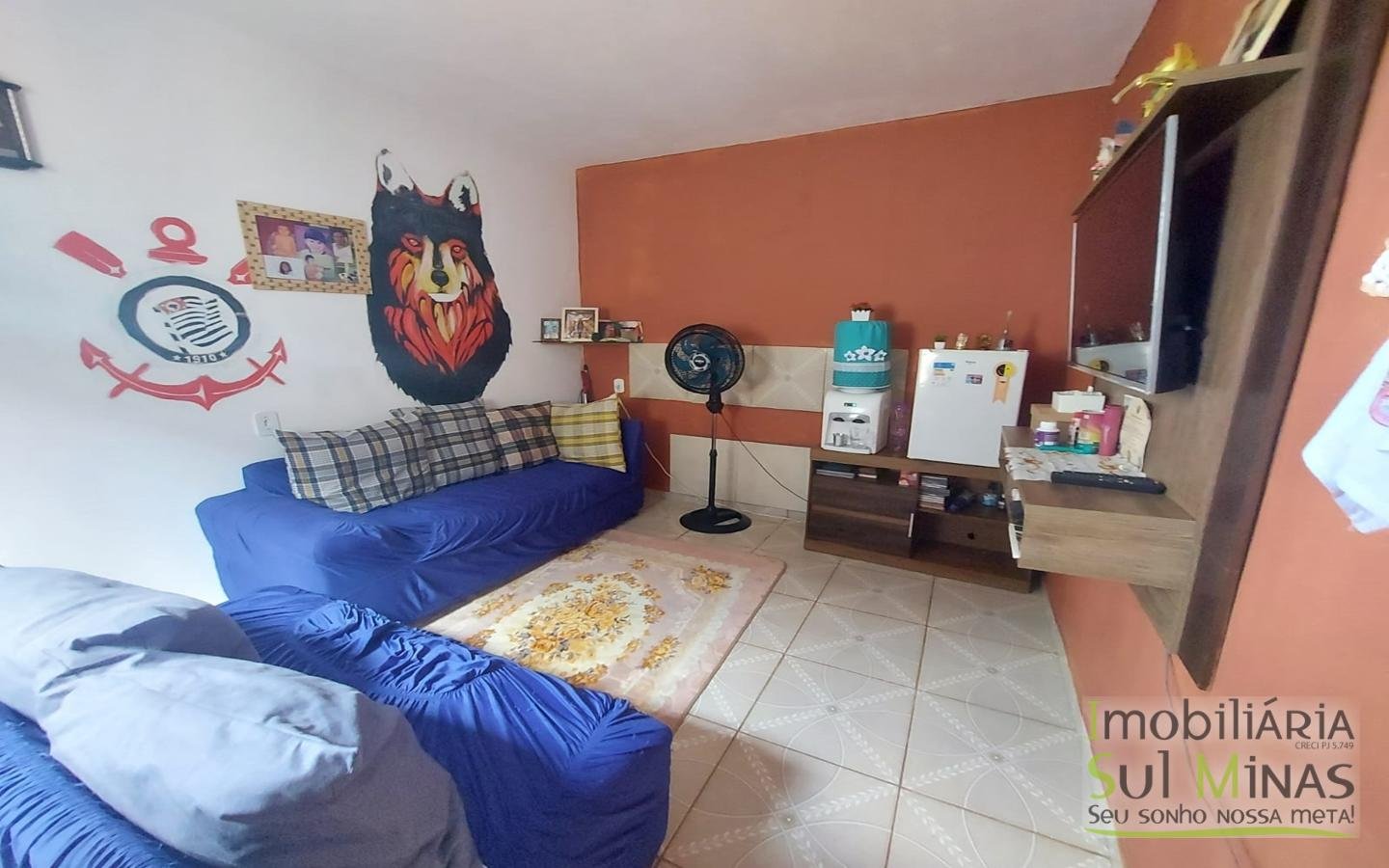 Casa com Churrasqueira em Lote de 125m² a Venda em Cambuí MG Cod. 1820 (12)